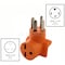 Ac Works Plug Adapter, 6-30R, 14-30P, 6-30P, 14-30P, 0 ft., Orange AD1430630 - alternate 4